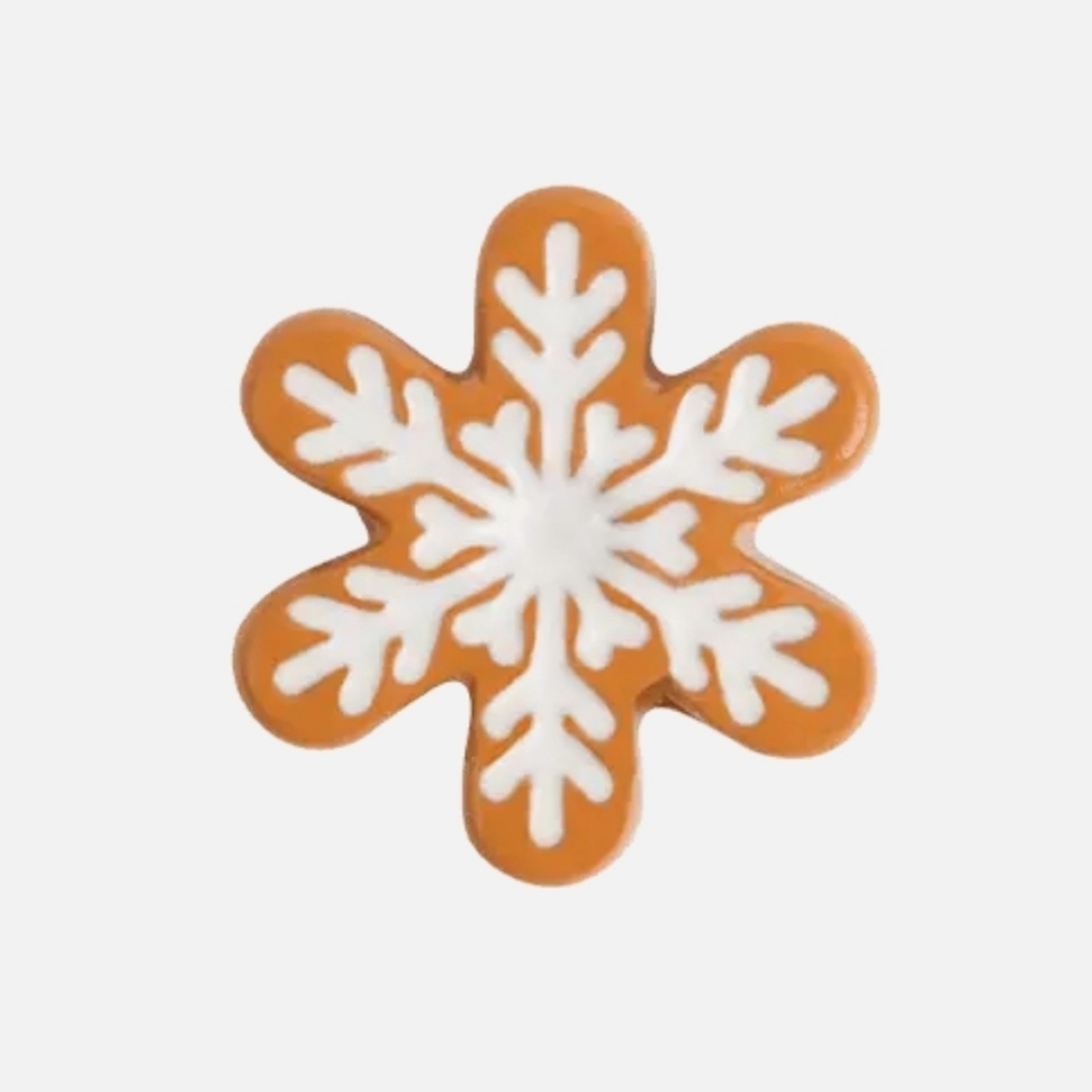 Origami Owl Snowflake Gingerbread Cookie Charm